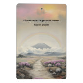 Na de regen (Japanse Waterverf landschapskunst) Mini Klembord (Achterkant)