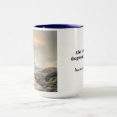 Na de regen (Japanse Waterverf landschapskunst) Mok (Midden)