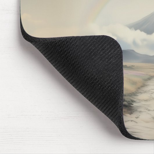 Na de regen (Japanse Waterverf landschapskunst) Muismat (Hoek)