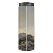 Na de regen (Japanse Waterverf landschapskunst) Thermosbeker (Achterkant)