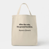 Na de regen (Japanse Waterverf landschapskunst) Tote Bag (Achterkant)