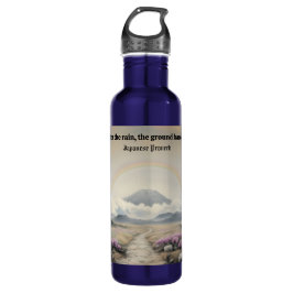 Na de regen (Japanse Waterverf landschapskunst) Waterfles