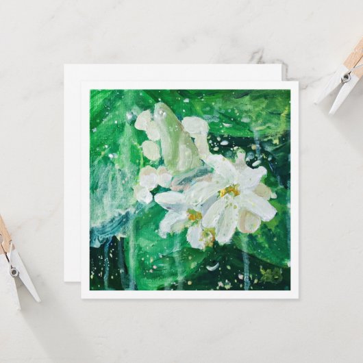 Na de regen kaart (Voorkant / Achterkant in situ)