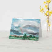 Na de regen kaart (Gele Bloem)