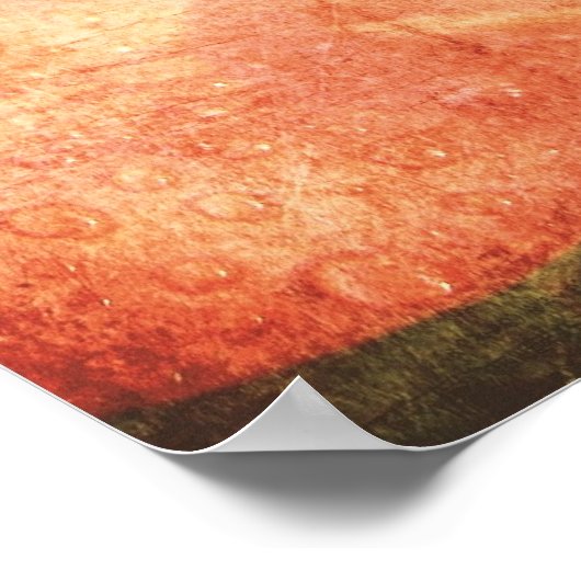 Na de regen, Lily met textuur Poster (Hoek)