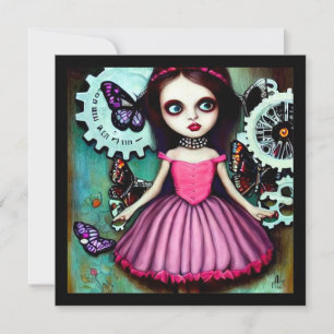 Na de Regen Roze Jurk Pop Surrealisme Meisje