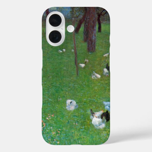 Na de regen, tuinkippen door Gustav Klimt Case-Mate iPhone Case (Achterkant)