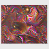 Na de regen zwemt mooi Abstract Cadeaupapier (Vlak)