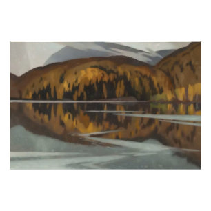 Na de regenLandschapsschilderij door A J Casson Foto Afdruk