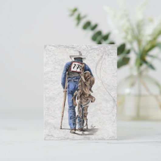 Na de Rodeo Briefkaart (Staand voorkant)