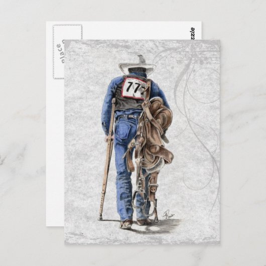 Na de Rodeo Briefkaart (Voorkant / Achterkant)