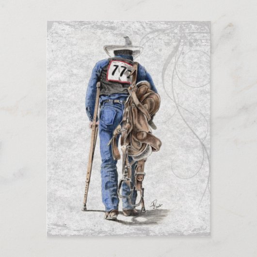 Na de Rodeo Briefkaart (Voorkant)