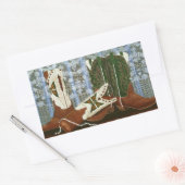 Na de Rodeo Dans ~ Rechthoekige Sticker (Envelop)