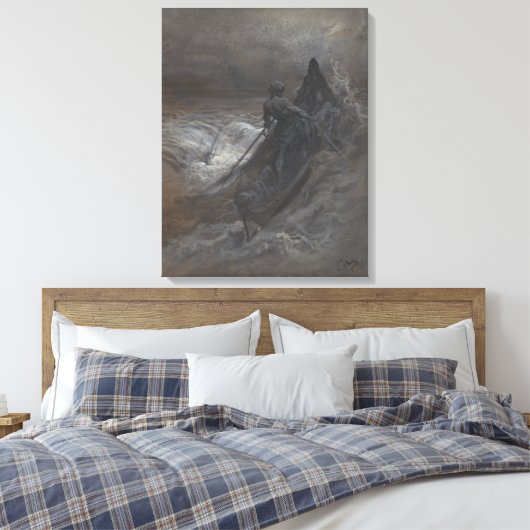 Na de scheepsramp door Gustave Doré Canvas Afdruk (Insitu (Slaapkamer))