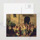 Na de School, 1844 Briefkaart (Voorkant / Achterkant)