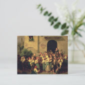 Na de School, 1844 Briefkaart (Staand voorkant)