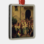 Na de School, 1844 Metalen Ornament (Rechts)