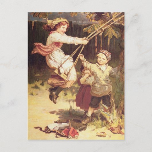 Na de school briefkaart (Voorkant)