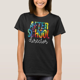 Na de schooldirecteur laat de kleurstof teruggaan t-shirt