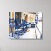 Na de sneeuwval - Martha's wijntuin Canvas Afdruk (Voorkant)