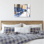 Na de sneeuwval - Martha's wijntuin Canvas Afdruk (Insitu (Slaapkamer))