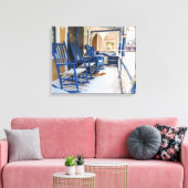 Na de sneeuwval - Martha's wijntuin Canvas Afdruk (Insitu (Woonkamer))