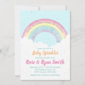 Na de storm komt de regenboog | Baby druppels Kaart (Voorkant)