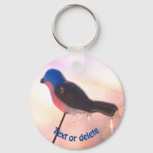 Na de Storm Winter Natuur op persoonlijke titel Sleutelhanger (Voorkant)