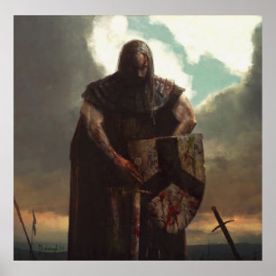 Na de strijd - krijger poster