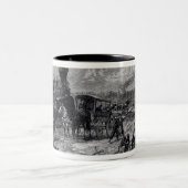 Na de strijd om zeven pijnbomen tweekleurige koffiemok (Center)