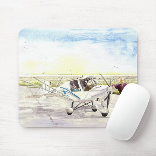 'Na de vlucht' Mousepad Muismat (Met muis)