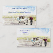 "Na de vlucht"-profielkaart Visitekaartje (Voorkant / Achterkant)