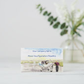 "Na de vlucht"-profielkaart Visitekaartje (Staand voorkant)