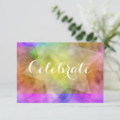 Na de Waterverf van het partijkleurenblok Ontwerp  Kaart (Staand voorkant)