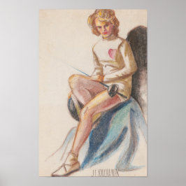 Na de wedstrijd - Boxing Art (1950) Poster