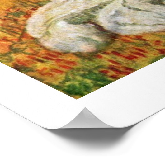 Na de weg van Edgar Degas Poster (Hoek)