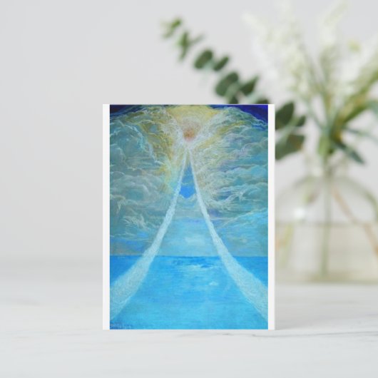 Na de wervelwind briefkaart (Staand voorkant)