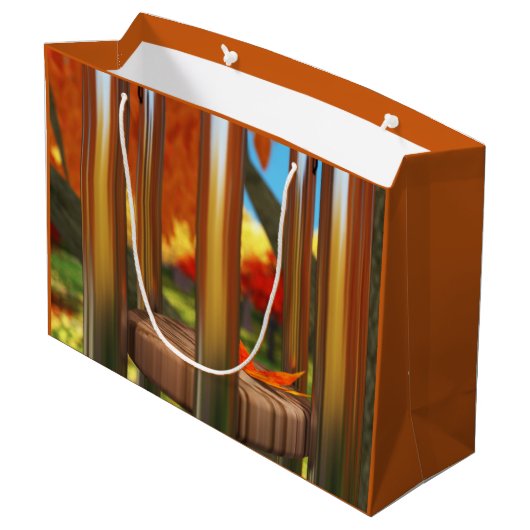 Na de Wind Gift Bag Groot Cadeauzakje (Achterkant Gekanteld)