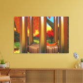 Na de Wind Omwikkelde Canvas Afdruk (Insitu (Woonkamer))