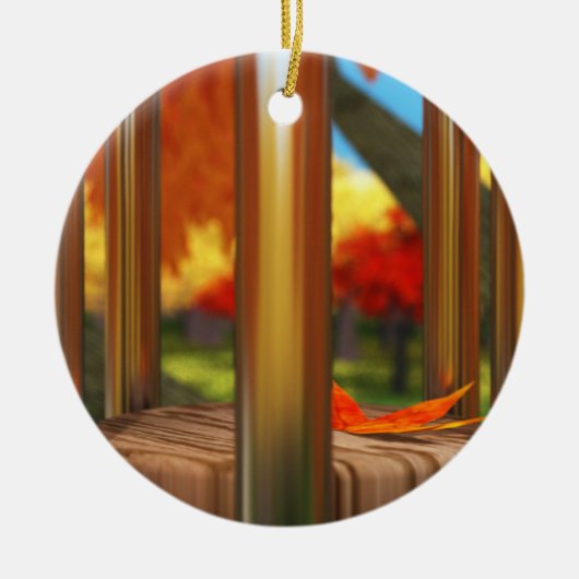 Na de windversiering keramisch ornament (Voorkant)