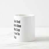 Na deze beker moet ik poep. koffiemok (Center)