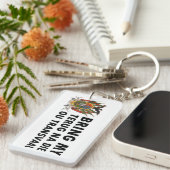 Na die ou Transvaal: Suid Afrika (Boer) Sleutelhanger (Voorkant Rechts)