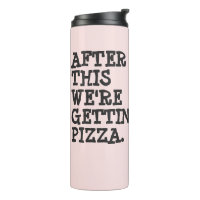 Na dit krijgen we pizza | Waterfles