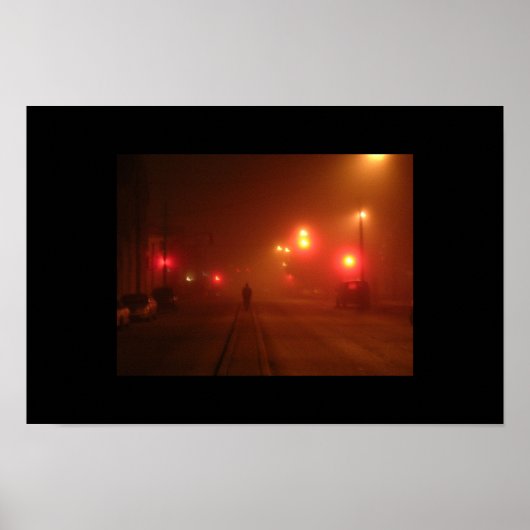 Na donker lopen poster (Voorkant)