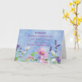 Na een longtransplantatie goed wilde bloemen krijg kaart (Gele Bloem)