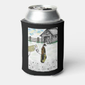 Na een paardenrit blikjeskoeler (Blikje Achterkant)