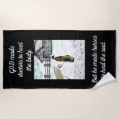 Na een paardenrit strandlaken (Voorkant)