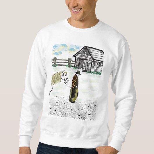 Na een paardenrit trui (Voorkant)