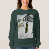 Na een paardenrit trui (Voorkant)