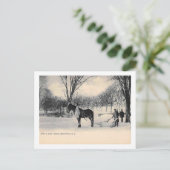 Na een sneeuwstorm, Bloomfield, NJ  Briefkaart (Staand voorkant)